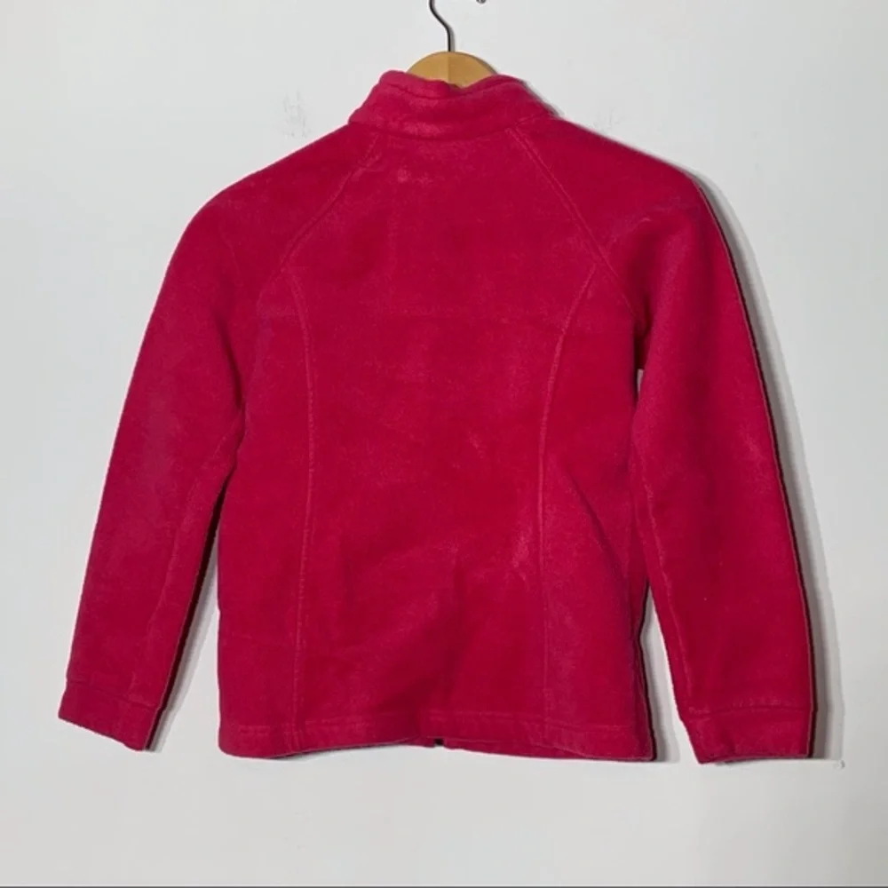 EUC Hot‎ Pink Columbia Zip Front Fleece Jacket